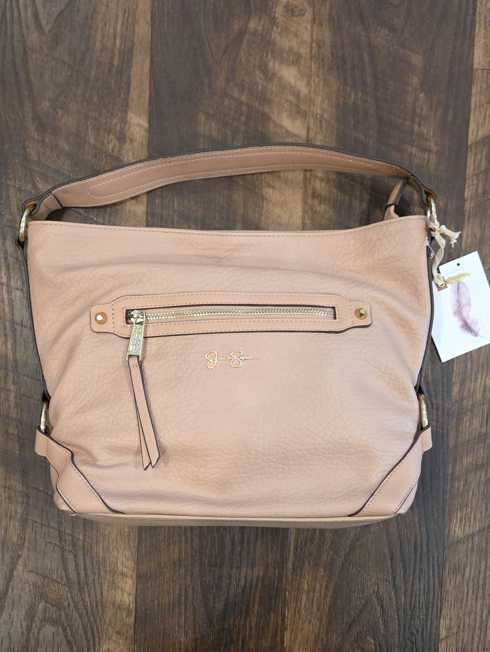 NWT Jessica Simpson Jovia Blush Pink Hobo Shoulder Bag